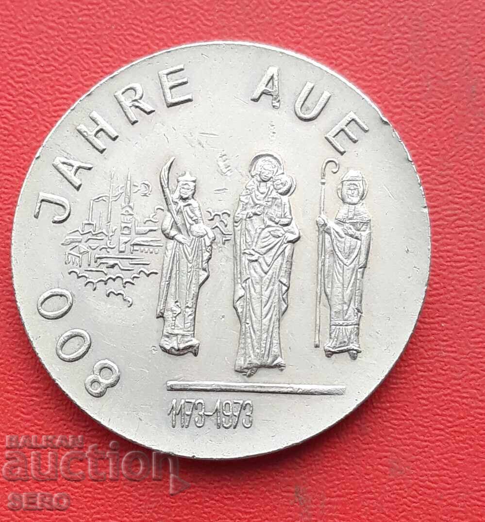Medalie-Germania-Saxonia-800 g. pe orașul Aue