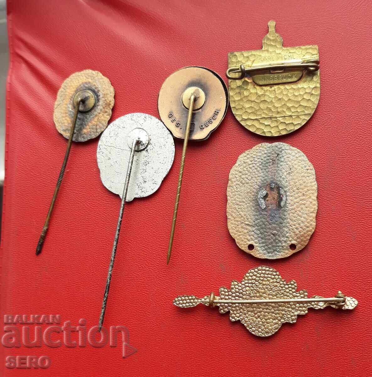 Medal-Germany-lot of 6 breast badges and pins with price 3.01 BGN | € 1.54 Medal-Germany-lot of 6 breast badges and pins with price 3.01 BGN | € 1.54