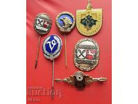 Medal-Germany-lot of 6 breast badges and pins