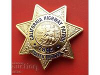 SUA - Insigna de poliție rutieră California