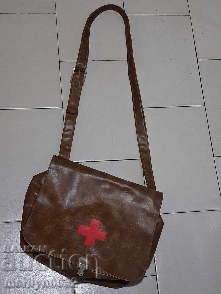 Medical bag, sanitation instructor, Red Cross, 1940s-1960s with price 48.00 BGN | € 24.54