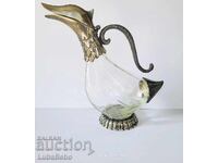 Vintage decanter for wine or other alcohol