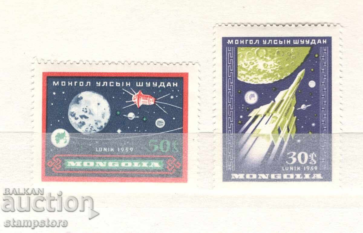 Монголия - Старт на сондата Луна 3 Монголия - Старт на сондата Луна 3
