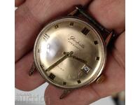 NON-WORKING GLASHUTTE SPEZIMATIC GUB AUTOMATIC GOLD-PLATED FOR PARTS