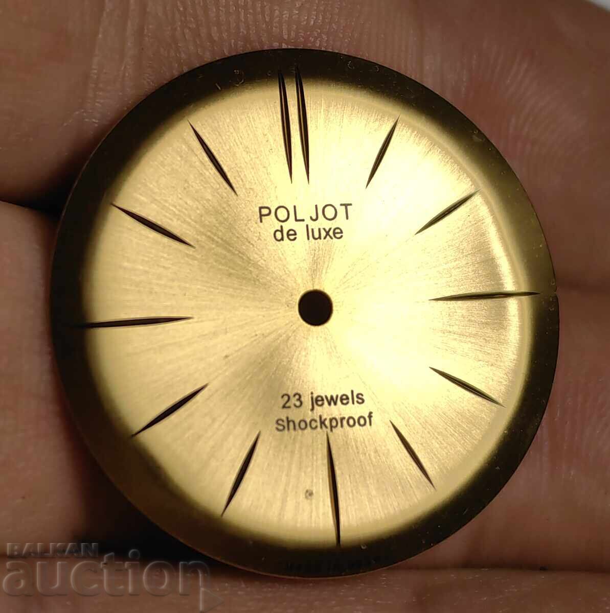 Auction  UNUSED DIAL POLJOT DE LUXE POLJOT DE LUXE