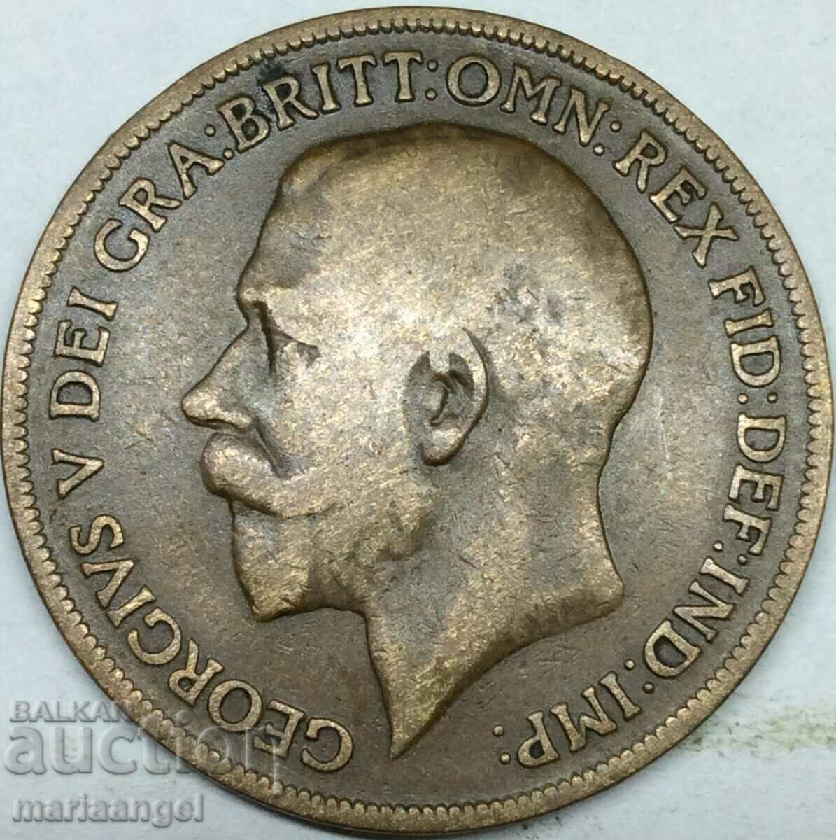 Μεγάλη Βρετανία 1 πένα 1919 30 χλστ - 6