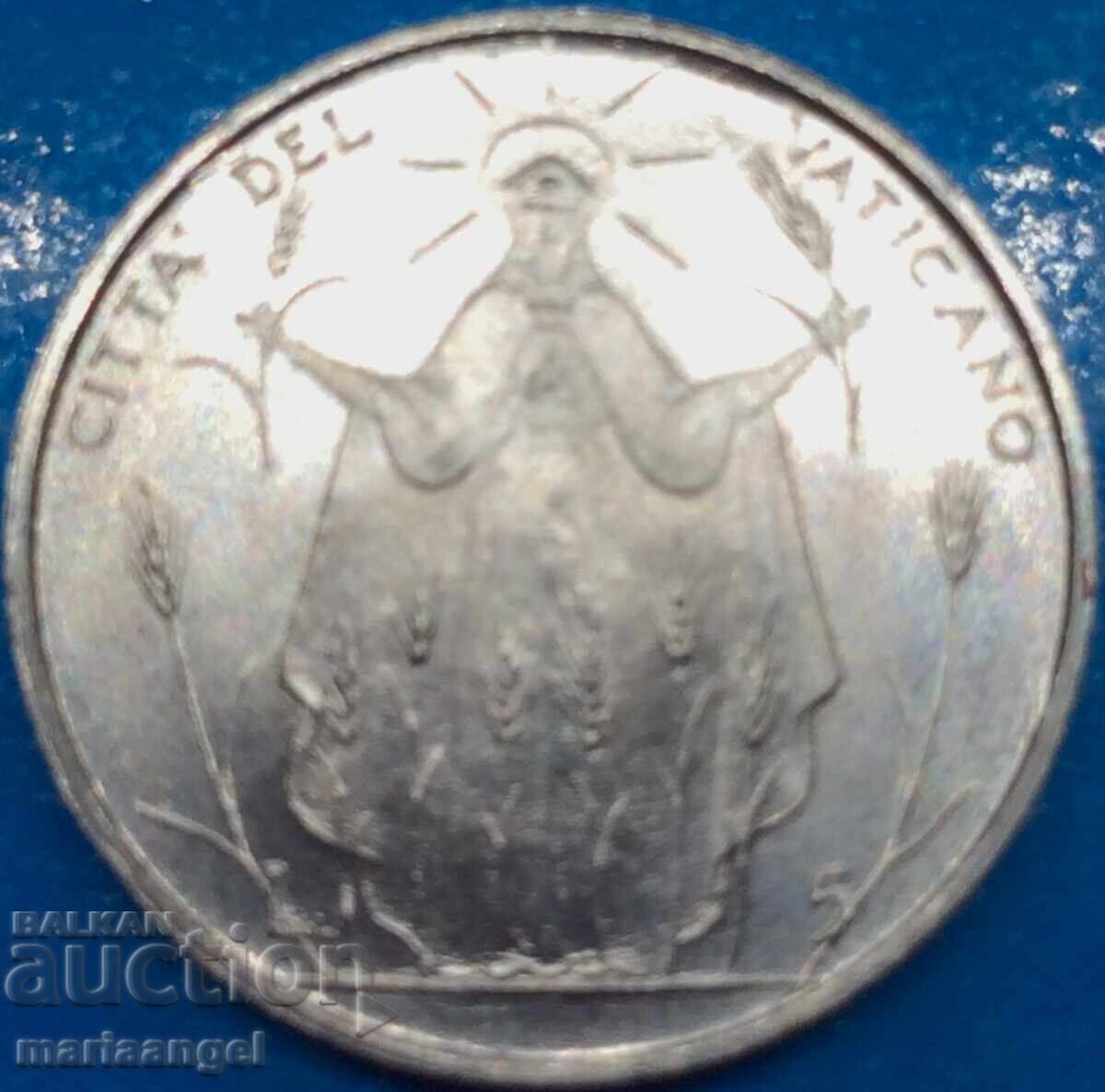 5 λίρες 1968 Βατικανό