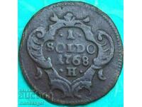 1 soldo 1768 Austria Maria Theresa - rare