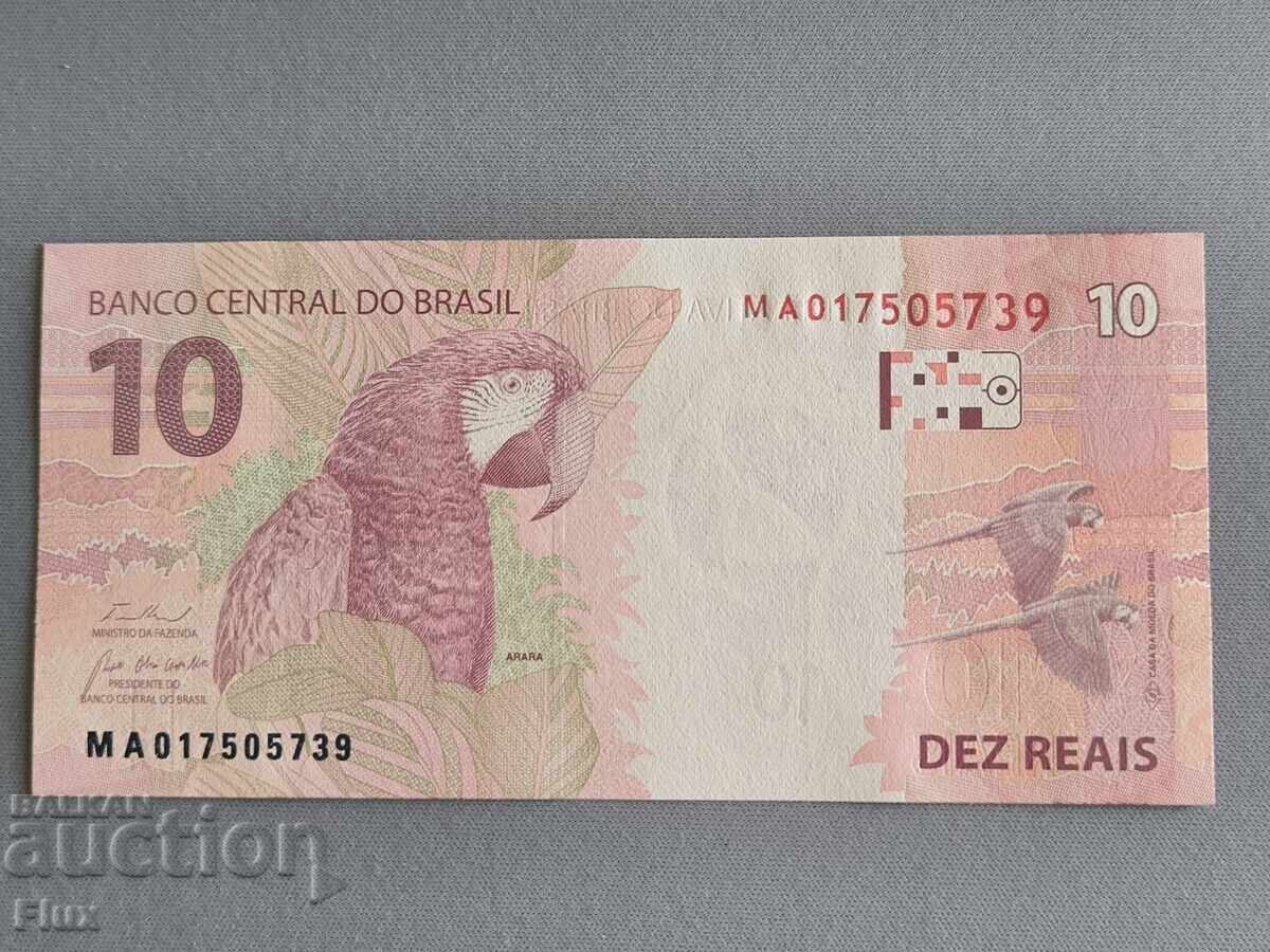Bancnota - Brazilia - 10 Reales UNC | 2010 cu preț 12.00 BGN | € 6.14