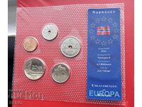 Норвегия-СЕТ от 5 монети 1998-2003 г.