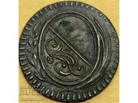 3 Heller 1827-1841 Elveția Zurich Bilon