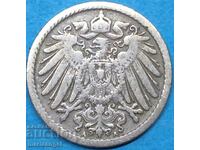 5 Pfennig 1893 A - Βερολίνο Γερμανία