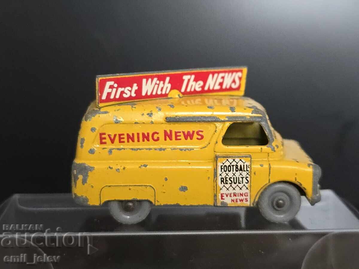Matchbox LESNEY - 42A Evening News Van 1957-1964 god με τιμή 24.99 BGN | € 12.78 Matchbox LESNEY - 42A Evening News Van 1957-1964 god με τιμή 24.99 BGN | € 12.78