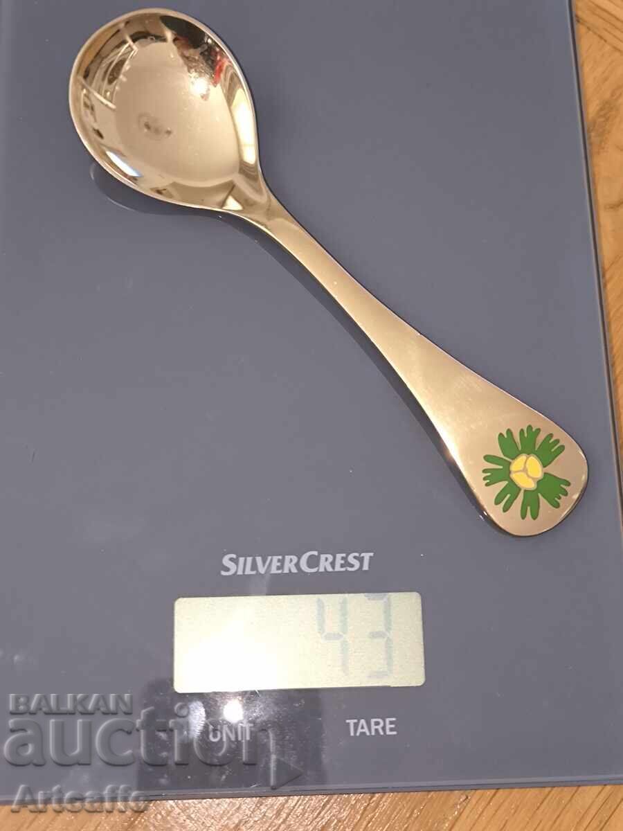 Ασημένιο κουτάλι GEORG JENSEN - 6 Ασημένιο κουτάλι GEORG JENSEN - 6