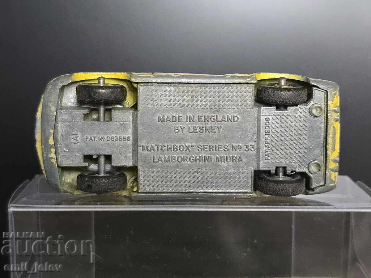 Matchbox LESNEY - 33C Lamborghini Miura 1968-1969 - 7 Matchbox LESNEY - 33C Lamborghini Miura 1968-1969 - 7