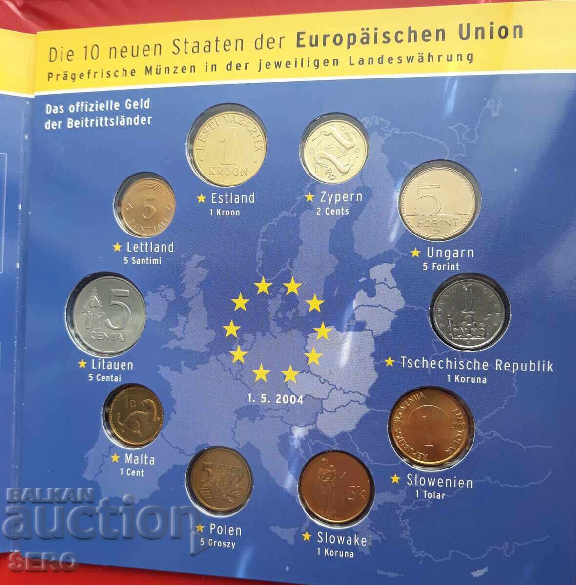 European Union - Set of 10 coins from the 10 new EU countries - 5 European Union - Set of 10 coins from the 10 new EU countries - 5