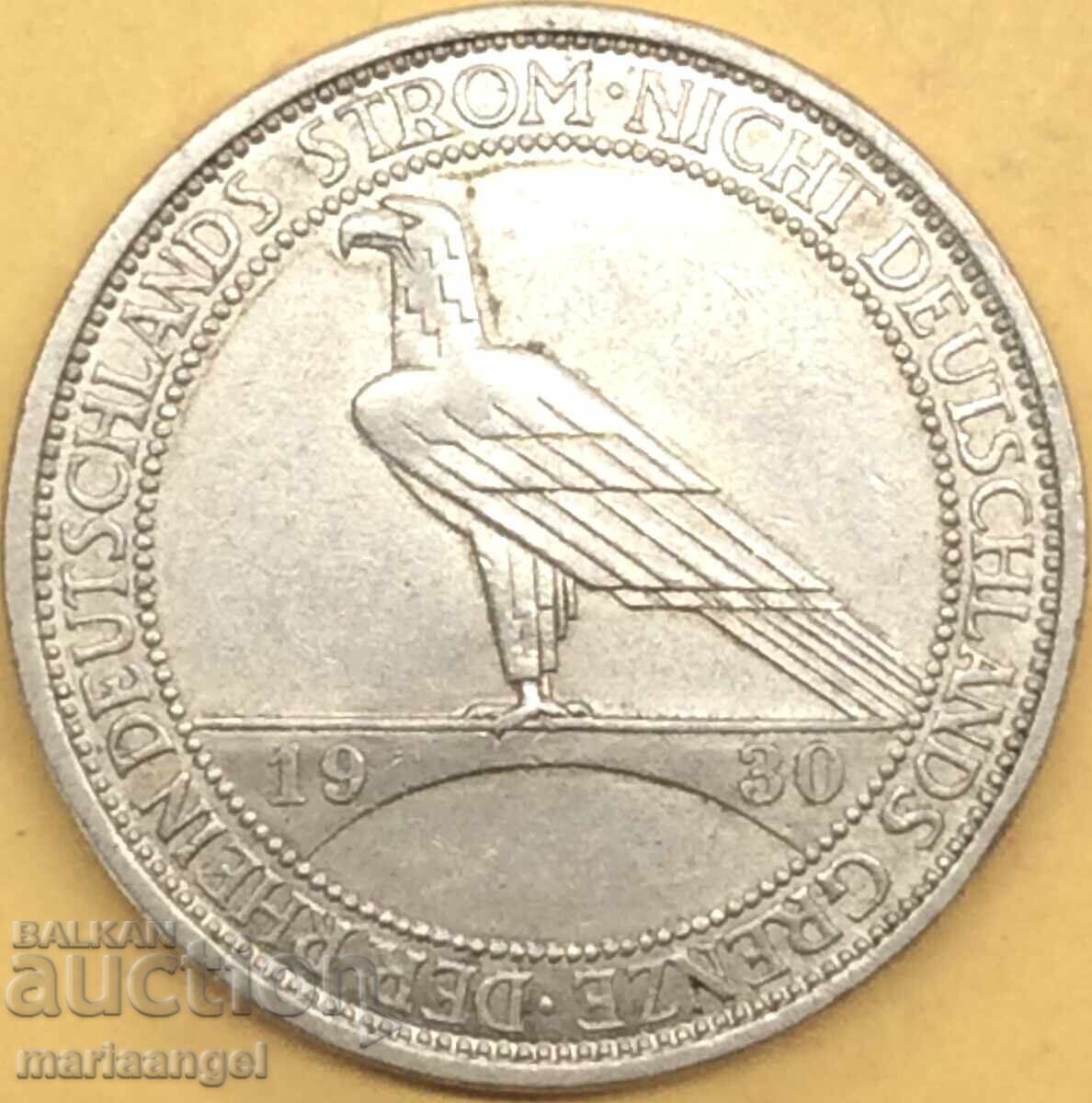 3 γραμματόσημα 1930 Α - Βερολίνο Γερμανία 3 Ράιχ PATINA ασημί