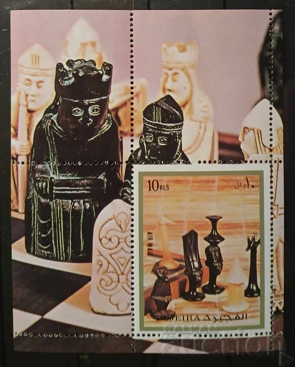 Fujairah 1973 Sport/Bloc de șah MNH