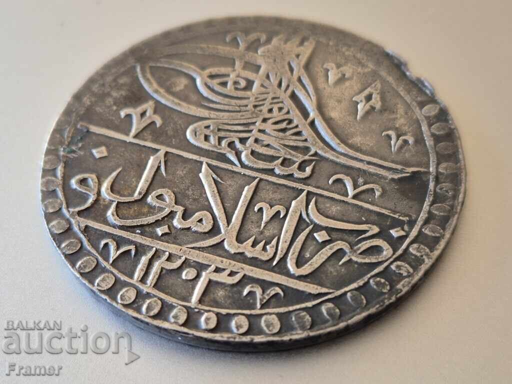 Turkish Ottoman Silver Coin 100 Para Yüzlük 1203 Selim 3 with price 250.00 BGN | € 127.82