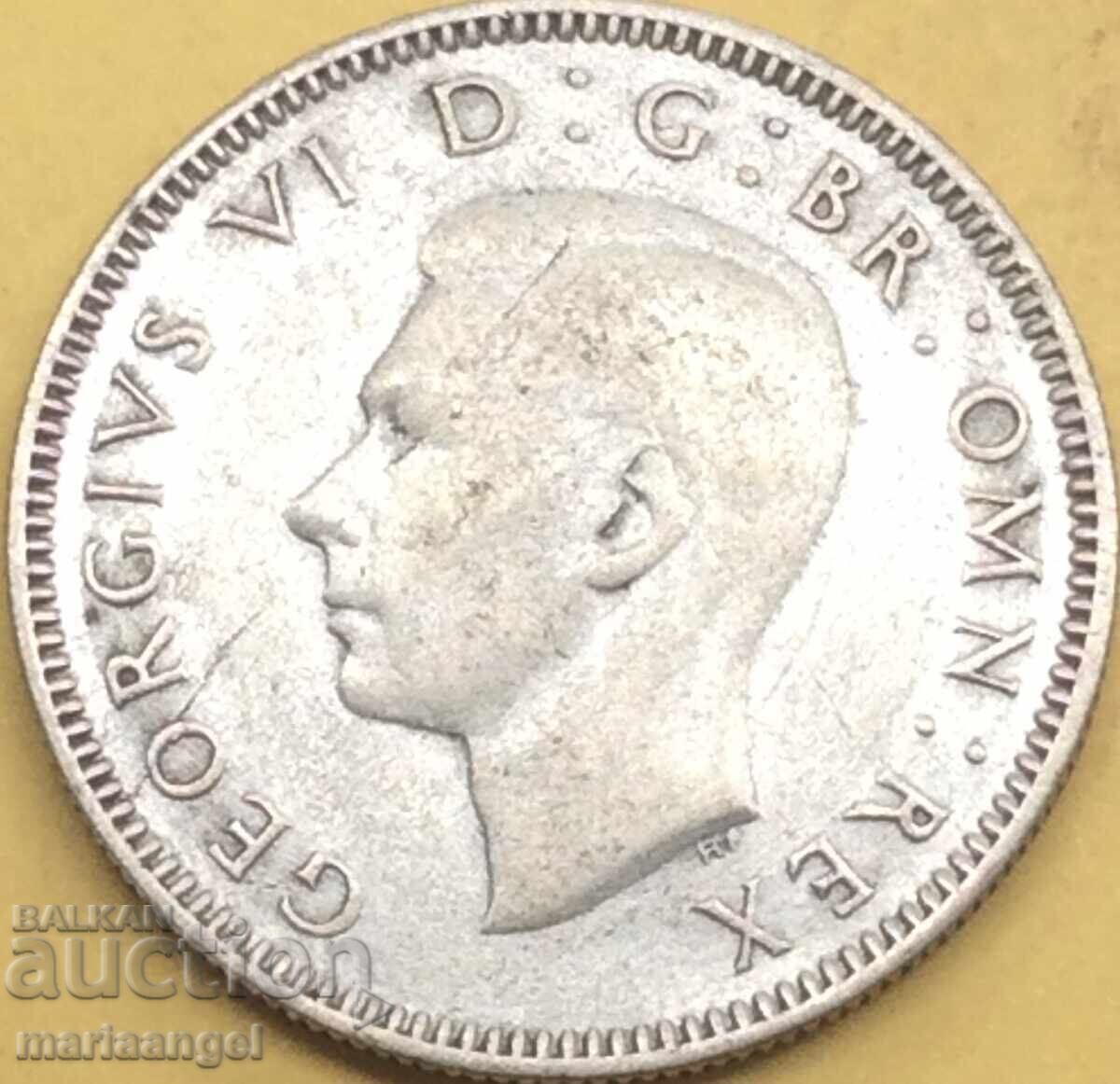 Livrarea 1 șiling 1942 Marea Britanie George V ARGINT Livrarea 1 șiling 1942 Marea Britanie George V ARGINT