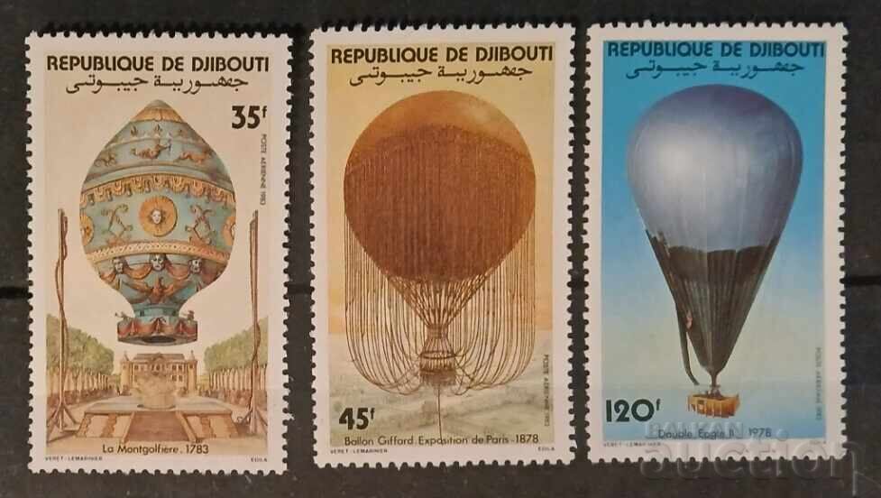 Τζιμπουτί 1983 Αεροσκάφη/Μπαλόνια MNH Τζιμπουτί 1983 Αεροσκάφη/Μπαλόνια MNH