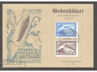 Германия пощенска карта - Граф Цепелин