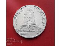 Germany-Saxony-3 stamps 1913-100 from the Battle of Leipzig