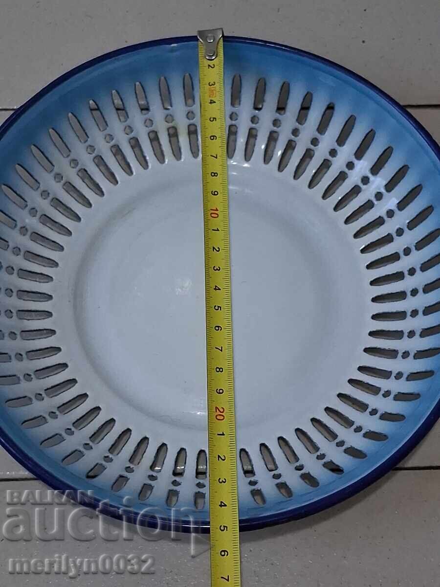 Παλιό πάνερ με σμάλτο, φρουτιέρα, εμαγιέ γλάστρα - 5 Παλιό πάνερ με σμάλτο, φρουτιέρα, εμαγιέ γλάστρα - 5