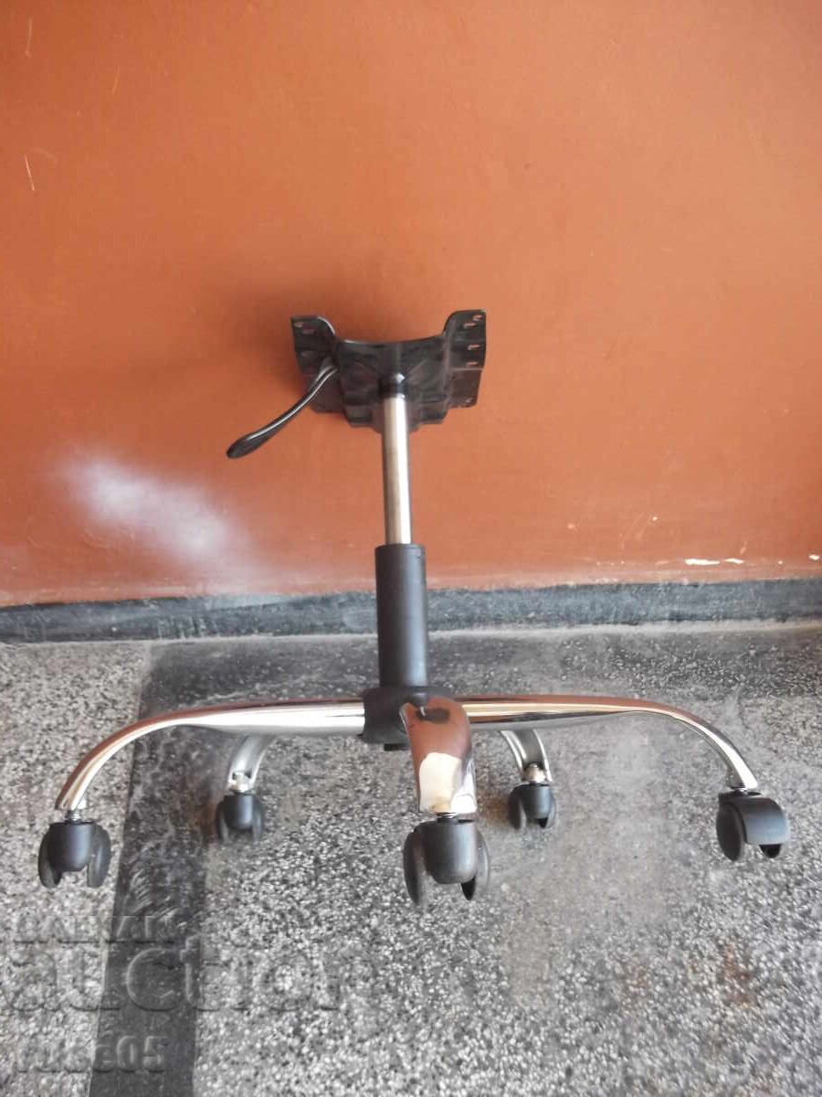 Wheeled cross base, shock absorber, and mechanism for office chair -8 - 6