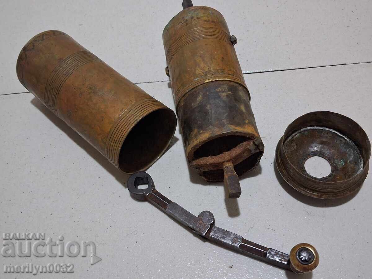 Delivery of Old hand coffee grinder, mill, late 19th century