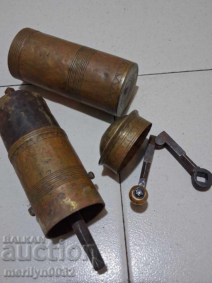 Old hand coffee grinder, mill, late 19th century - 5