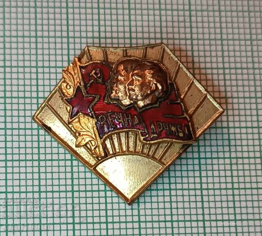 Badge - Eternal Friendship NRB USSR Georgi Dimitrov Lenin