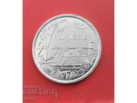 French Polynesia - 2 Francs 1990