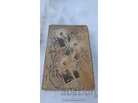 Postcard Young Girl Collage 1907