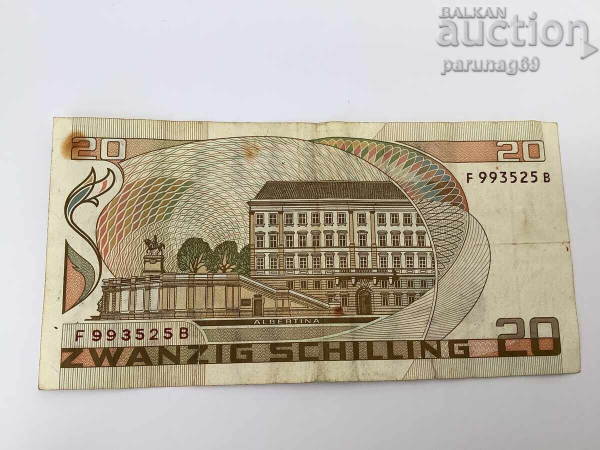 Austria 20 Schilling 1986 with price 2.40 BGN | € 1.23