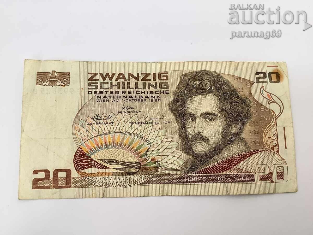 Austria 20 Schilling 1986