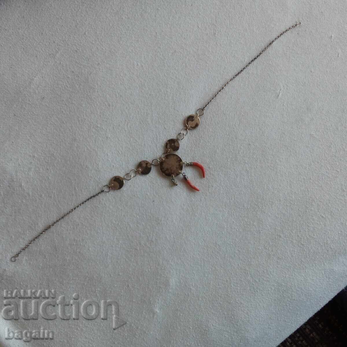 Colier de argint cu corali și email - 7 Colier de argint cu corali și email - 7