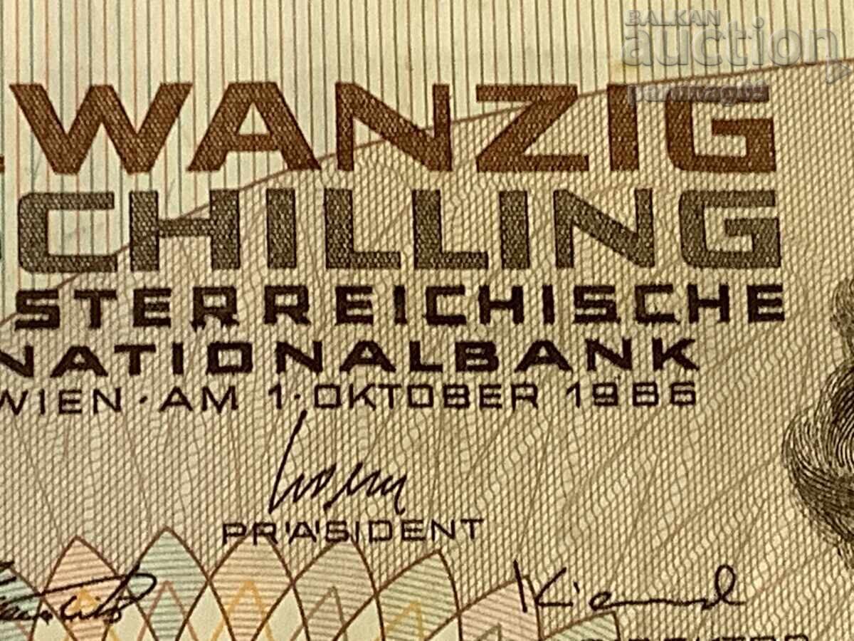 Auction Austria 20 Schilling 1986 Auction Austria 20 Schilling 1986