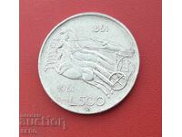 Italia - 500 lire 1961 - argint