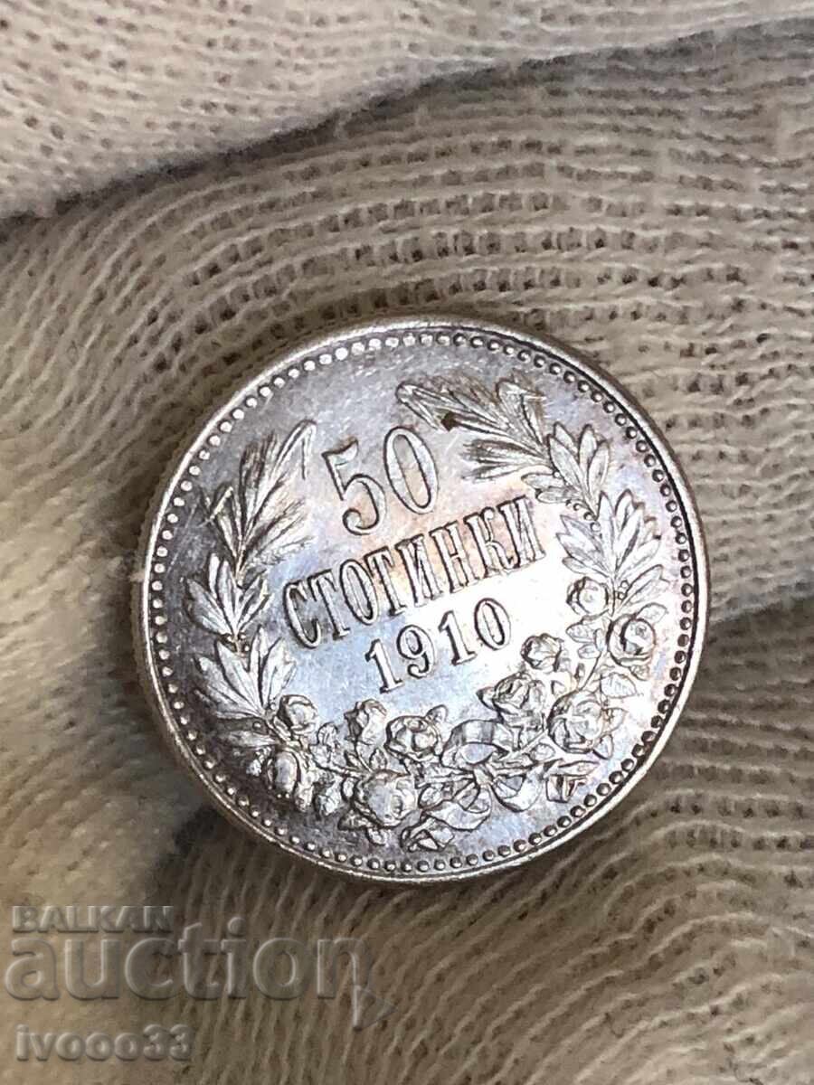 50 cents 1910 - 5 50 cents 1910 - 5