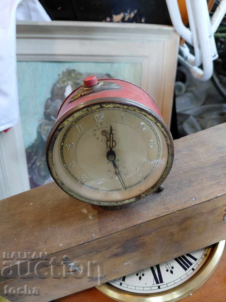 Old German Alarm Clock Peter . BZC