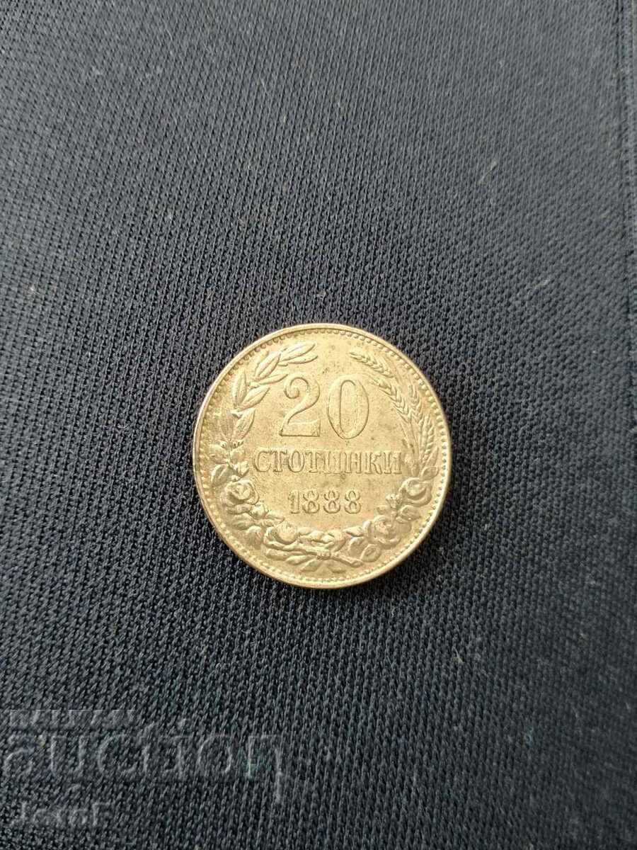 Licitație Replica monedă de 20 de bani din 1888 (Citiți descrierea) Licitație Replica monedă de 20 de bani din 1888 (Citiți descrierea)