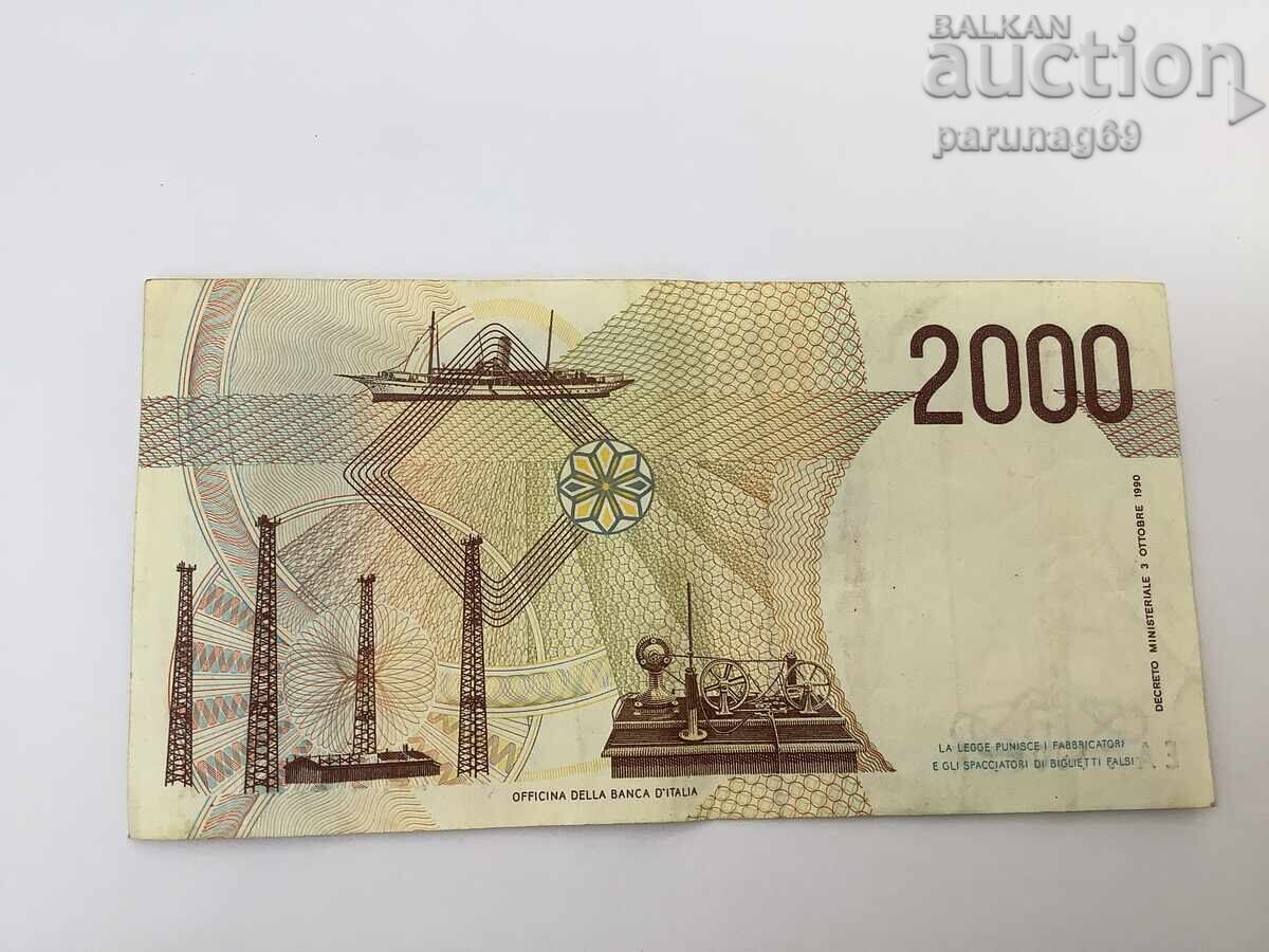 Italy 2000 Lire 1990 with price 2.00 BGN | € 1.02 Italy 2000 Lire 1990 with price 2.00 BGN | € 1.02