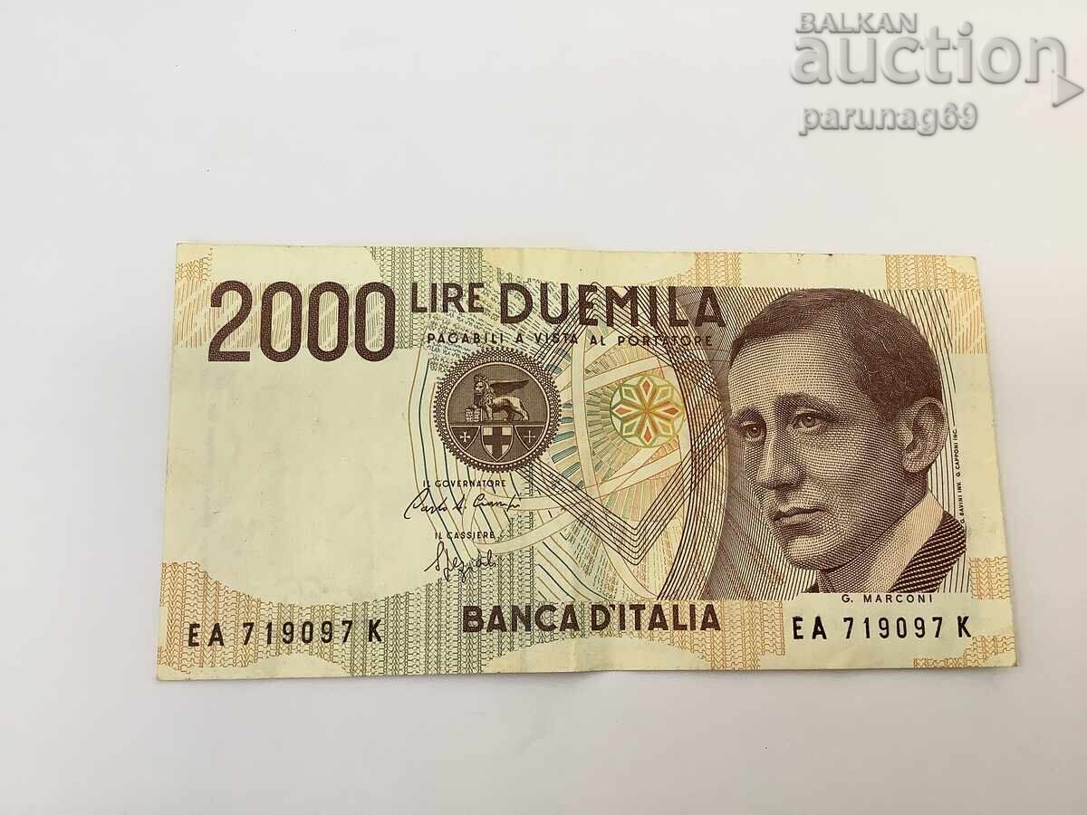 Italy 2000 Lire 1990 Italy 2000 Lire 1990