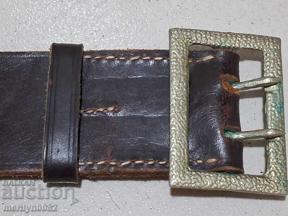 Παράδοση Δερμάτινη ζώνη μάχης αξιωματικού WW2