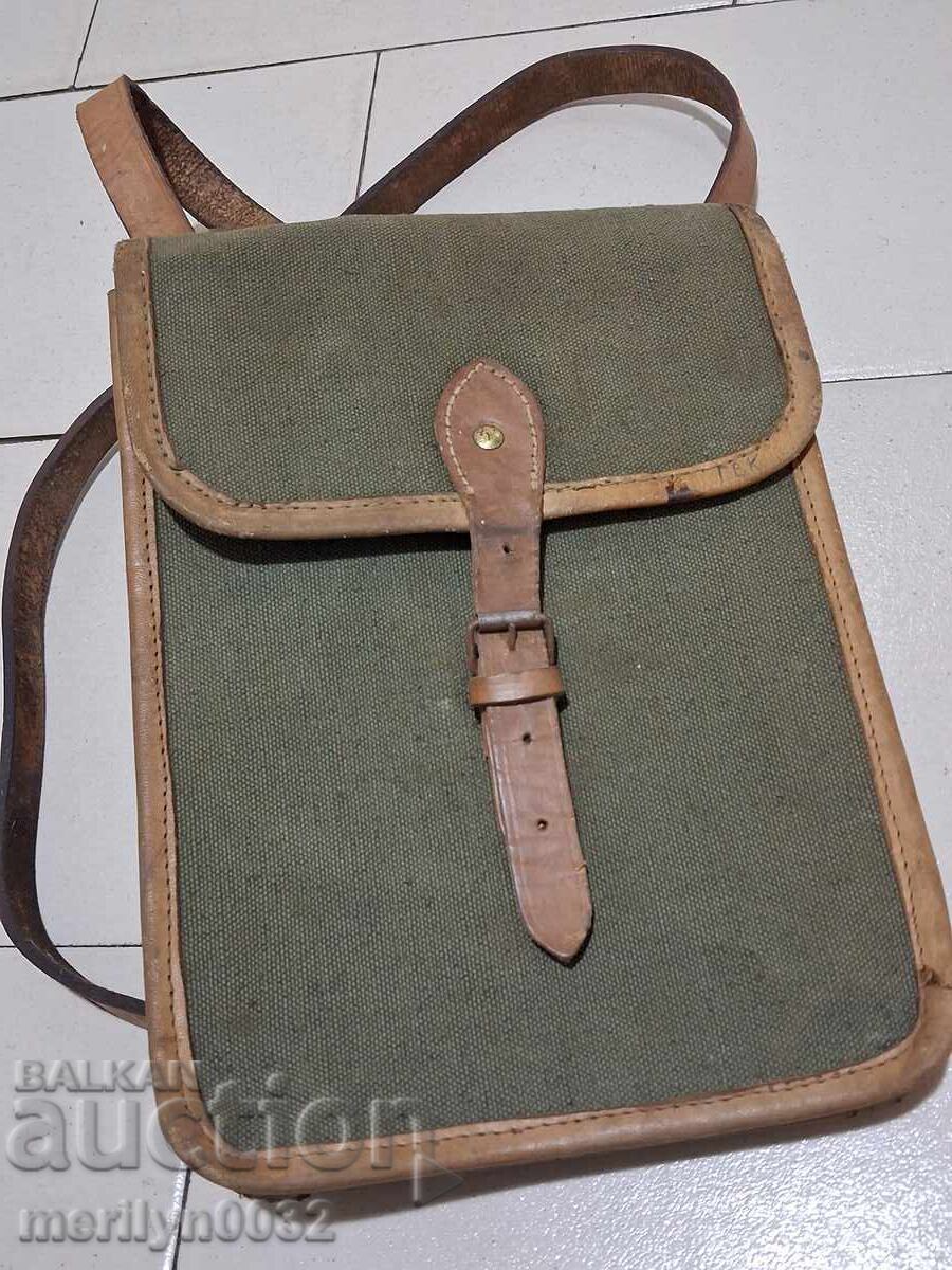 Τσάντα ταχυδρόμου καμβά (Breezen)