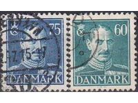 Клеймовани марки Крал Кристиан X 1942 от Дания
