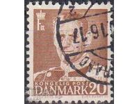 Клеймована марка Крал Кристиан X 1948 от Дания