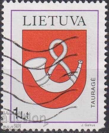 Клеймована марка Герб 2000 от Латвия Клеймована марка Герб 2000 от Латвия