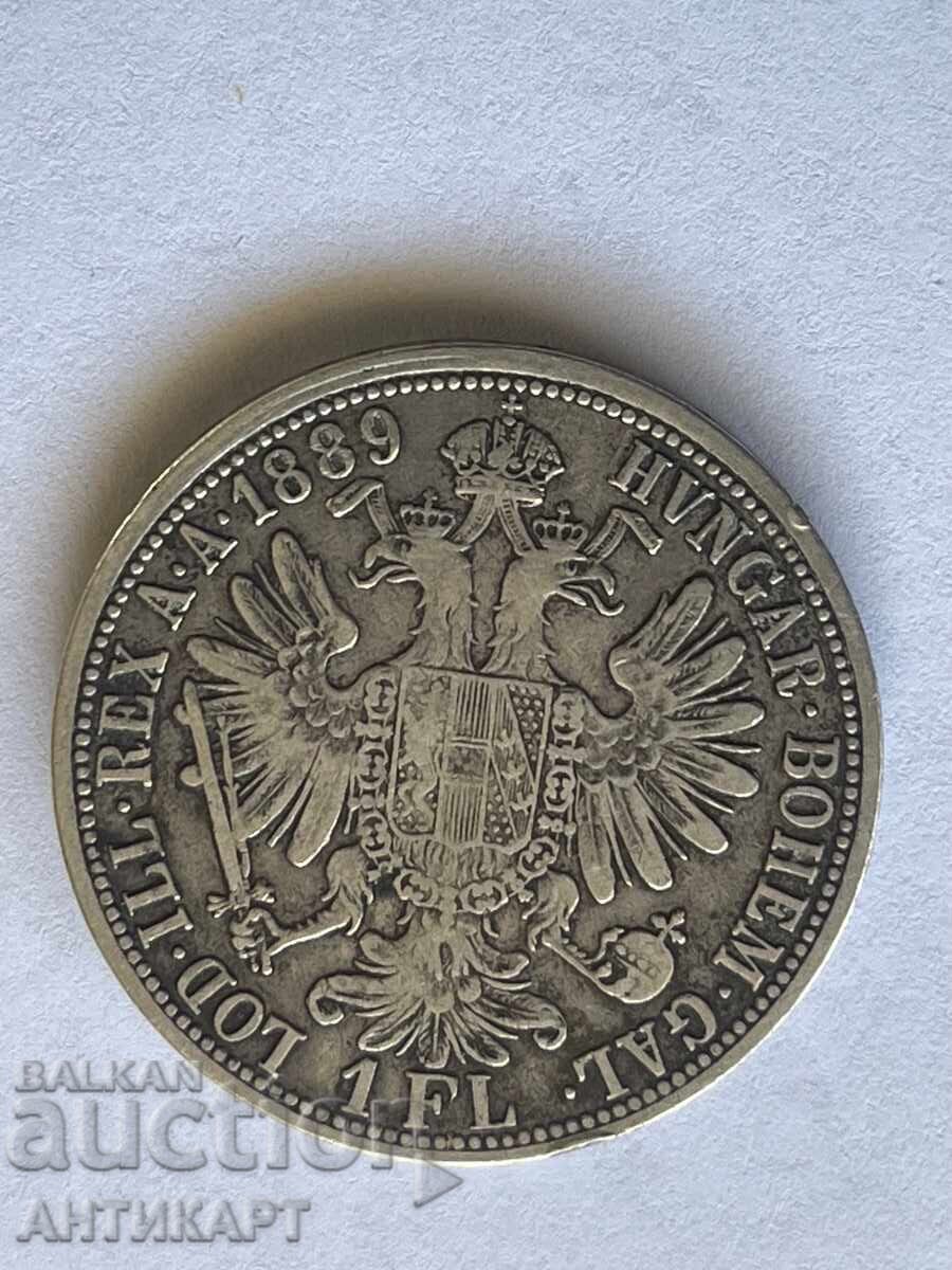 Silver Coin Austria 1 Florin 1889 Silver Coin Austria 1 Florin 1889